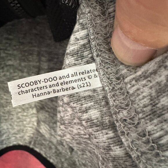 RM RUNNING MAN SCOOBY DOO RUN JACKET MEN'S SIZE "L" ZIP GREY ATHLETIC WEAR - Picture 11 of 11